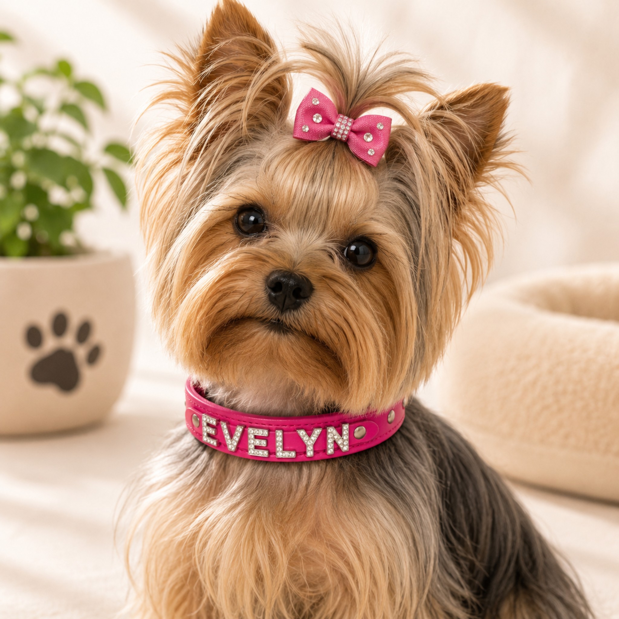 Collare Personalizzato in Ecopelle per Animali